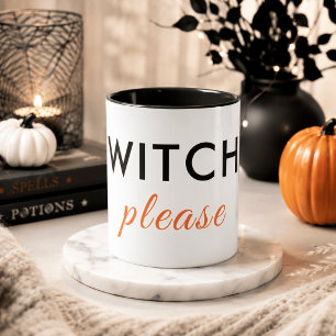 Tasse moderne de Halloween « Witch Please » – Chic