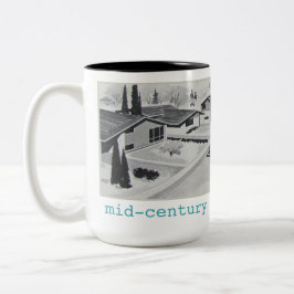 Tasse moderne de la rétro moitié du siècle