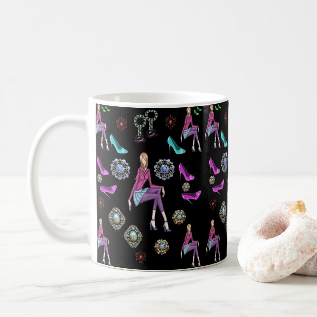 Tasse Modeschuhe (Mit Donut)