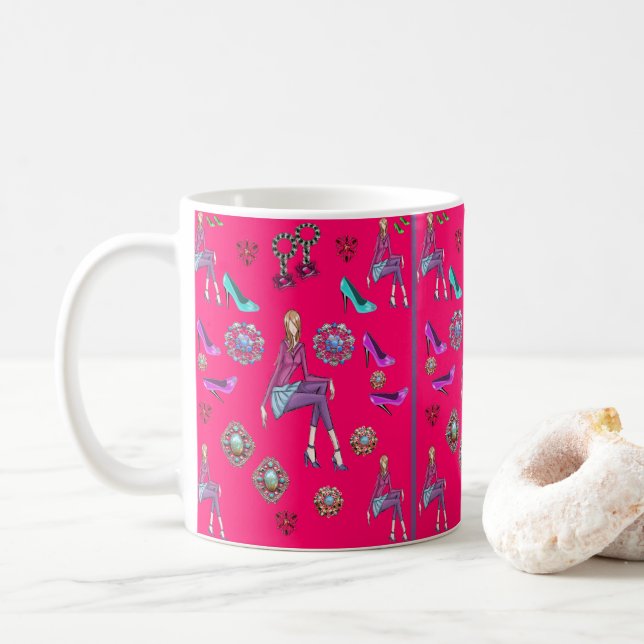 Tasse Modeschuhe (Mit Donut)