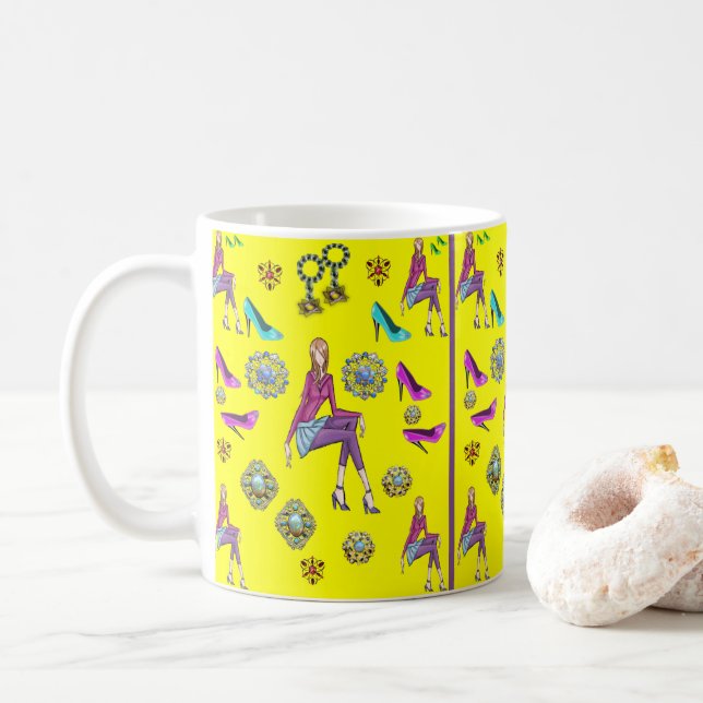 Tasse Modeschuhe (Mit Donut)