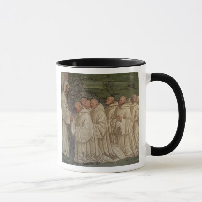 Tasse Moines bénédictins, de la vie de St Benoît ( (Droite)