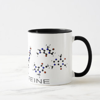 Tasse Molécule de caféine