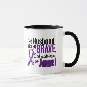 Tasse Mon mari est un Cancer pancréatique d'ange