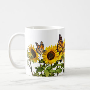 Tasse Monarch Sonnenblumen