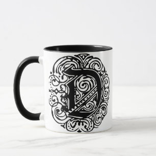 Tasse Monarchie Noir "D"