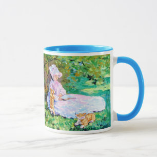 Tasse Monet de corgi de Gallois de Pembroke