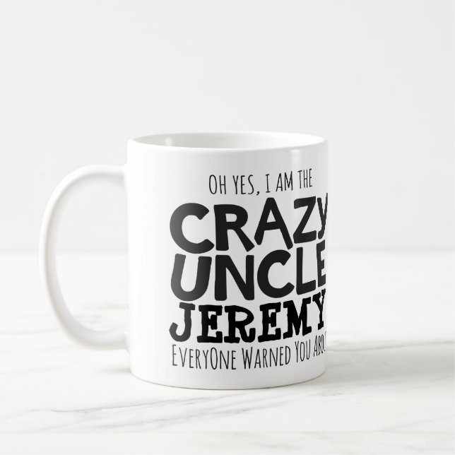 Tasse mono nommée faite sur commande (Gauche)