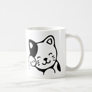 Tasse. Monogramm-Katze Kaffeetasse