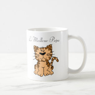 Tasse. Monogramm-Nachricht Cat. Kaffeetasse