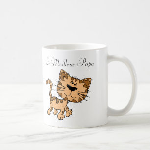 Tasse. Monogramm-Nachricht Cat. Kaffeetasse