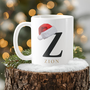 Tasse monogramme de Noël