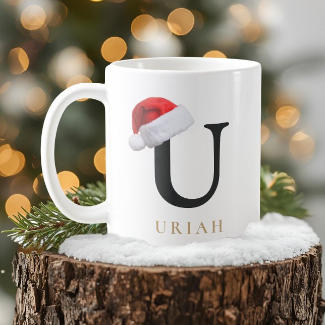 Tasse monogramme de Noël (Créateur téléchargé)