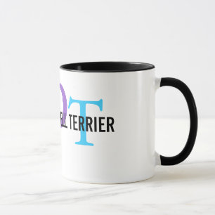 Tasse Monogramme de race de Russell Terrier de pasteur