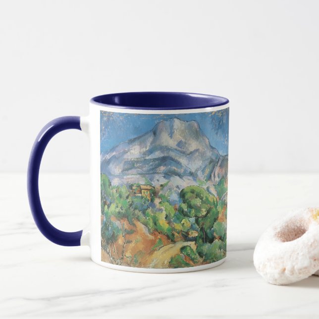 Tasse Mont Sainte Victoire Au-Dessus de Tholonet, Paul C (Avec donut)