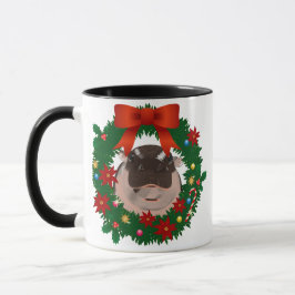 Tasse Moo Deng frohe Weihnachten.