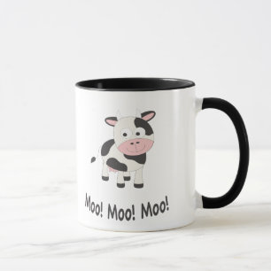 Tasse Moo Moo Moo Cute Cartoon Vache