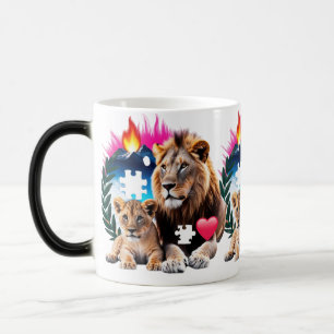 Tasse morphing couleur éléments émotionnels Lionce