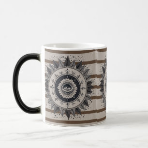 Tasse Morphing de Couleur Mandala de l'Oeil Evil B