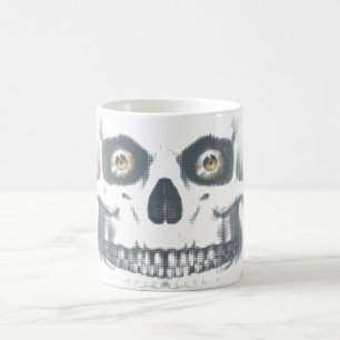 Tasse Morphing de crâne de zombi