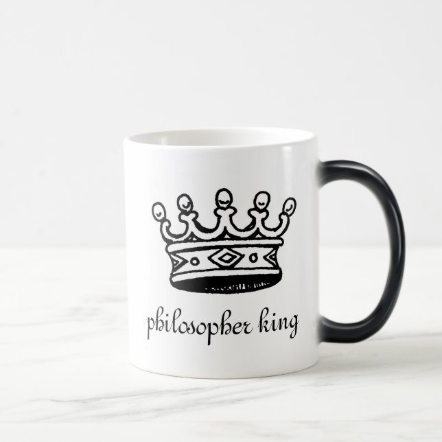 Tasse morphing de la chaleur de roi de philosophe (Droite)