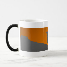 Tasse morphing de loup d'hurlement