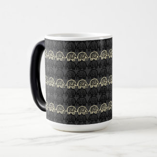 Tasse Morphing en pierre grise d'unité d'éléphant