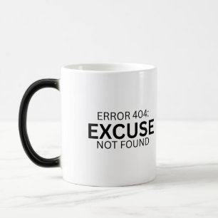 Tasse morphing Erreur 404 : excuse introuvable