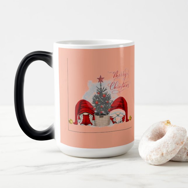 Tasse Morphing Merry Chrismas (Mit Donut)