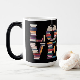 Tasse Morphing Noir Livres d'Amour