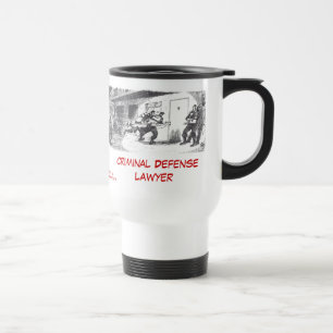 Tasse morte de voyage d'avocat pénaliste de