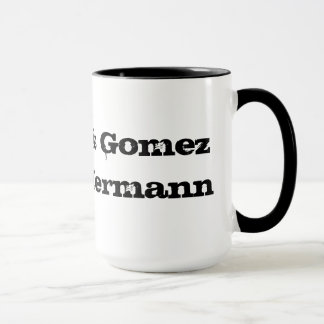 Tasse Morticia et Gomez et lis et Hermann