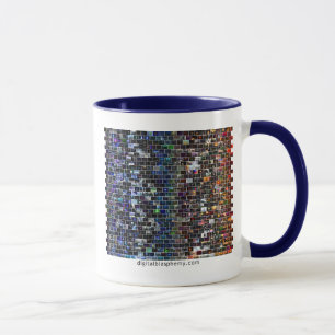 Tasse Mosaïque de spectre de blasphème de Digitals