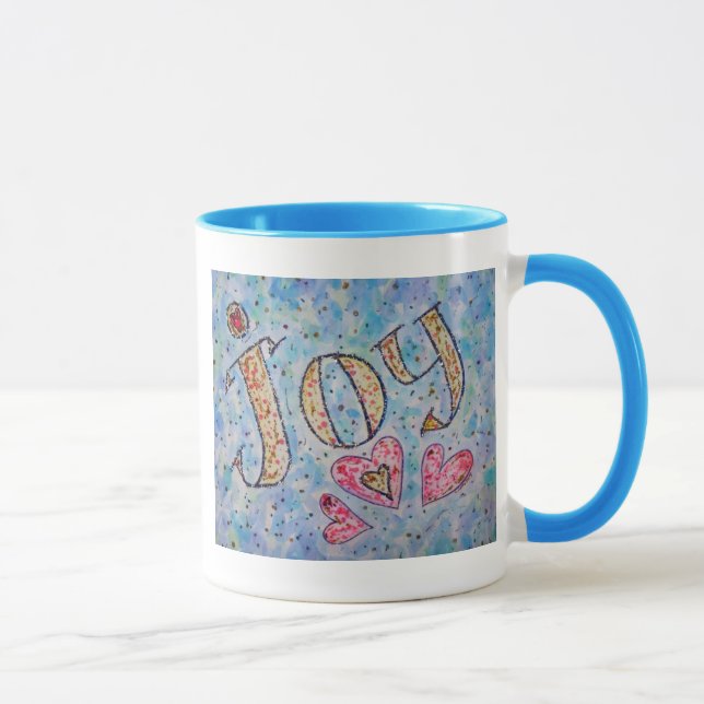 Tasse Mot Inspirant "Joy Mug" (Droite)