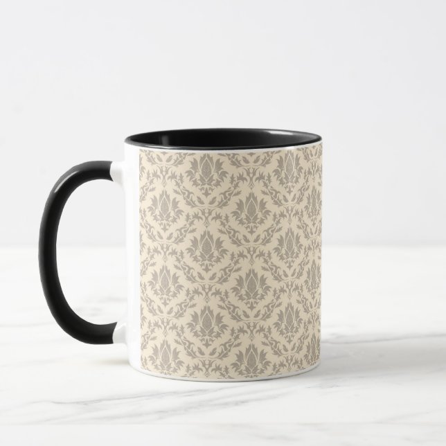 Tasse Motif 3 de damassé (Gauche)