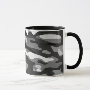 Tasse Motif Abstrait Black White