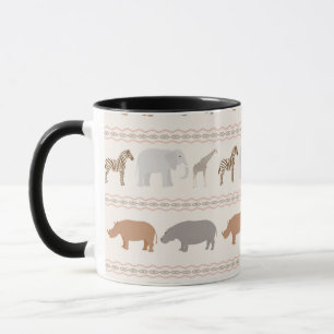 Tasse Motif africain 1 d'animaux