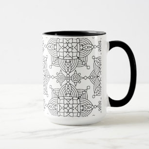 Tasse Motif Artsy tribal inspiré