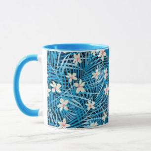 Tasse Motif bleu de palmettes