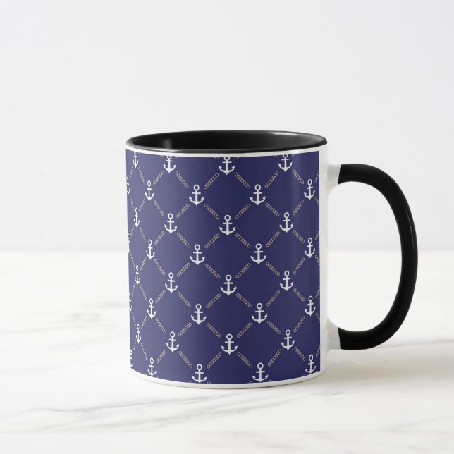 Tasse Motif d'Ancre (Droite)