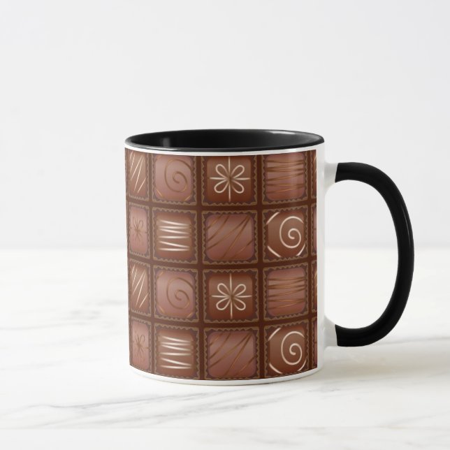 Tasse Motif de chocolat (Droite)