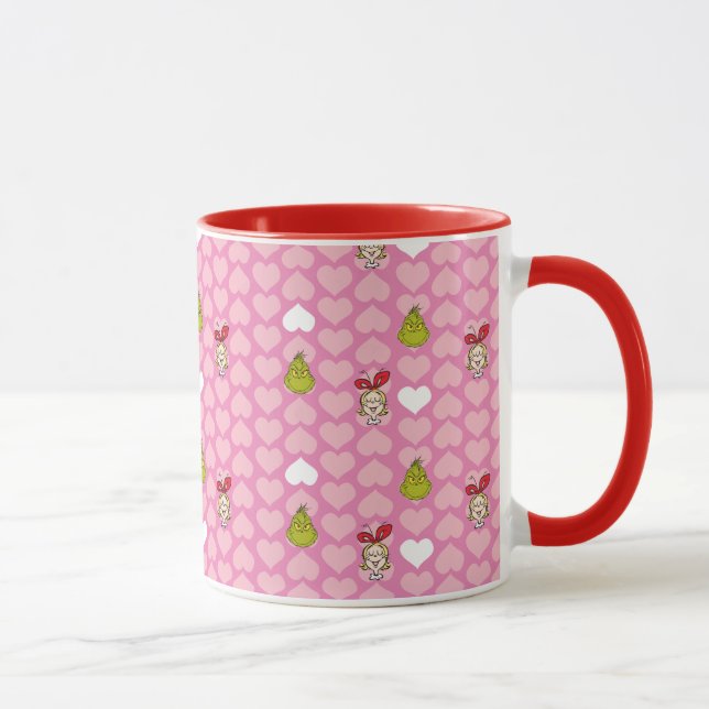 Tasse Motif de coeur rose Grinch & Cindy-Lou (Droite)