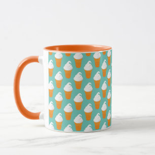 Tasse Motif de cône de glace vanille