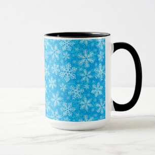 Tasse Motif de flocons blancs