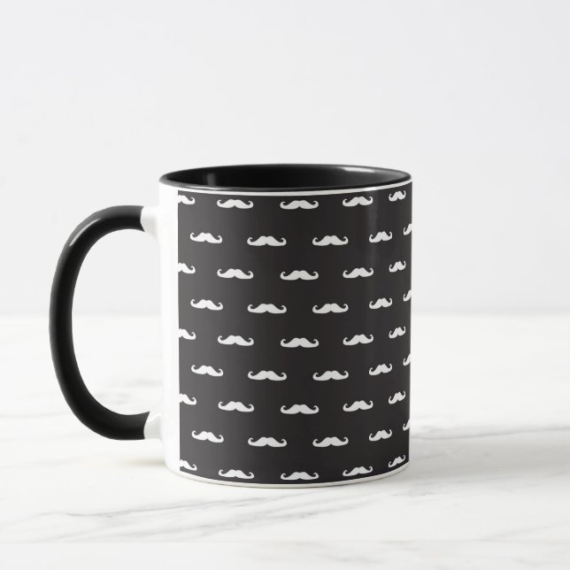 Tasse Motif de hippie de moustache (Gauche)