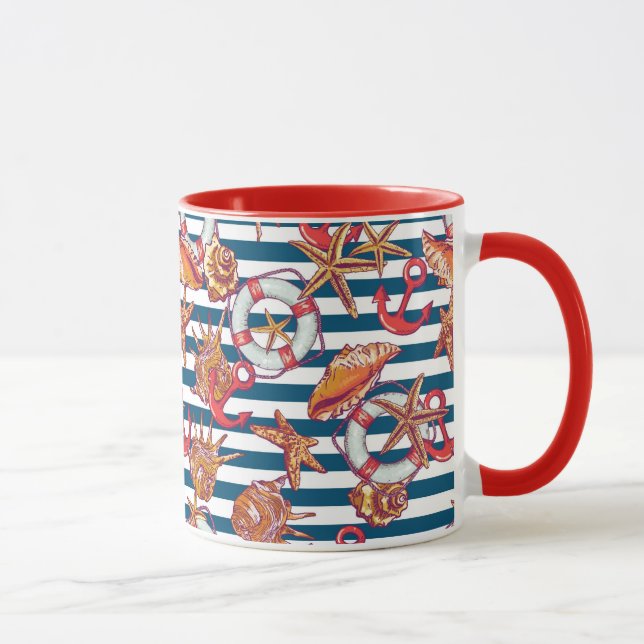 Tasse Motif De L'Amidon Et De La Grève (Droite)