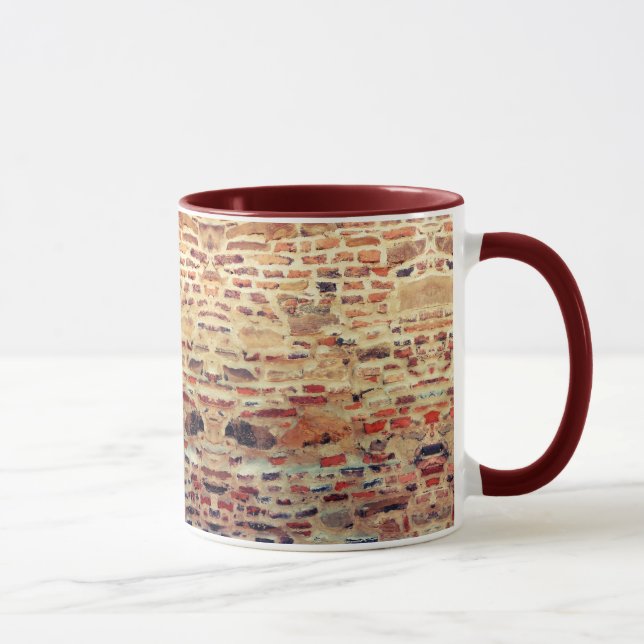 Tasse Motif de mur de briques (Droite)