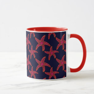 Tasse Motif de style poisson étoilé