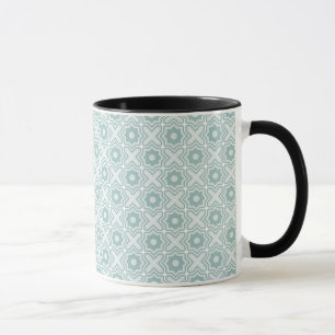 Tasse Motif de treillis en bande