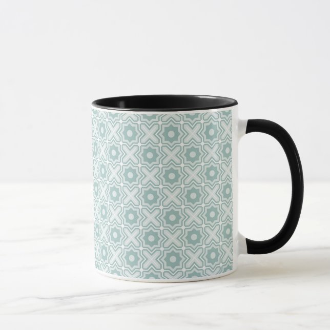 Tasse Motif de treillis en bande (Droite)